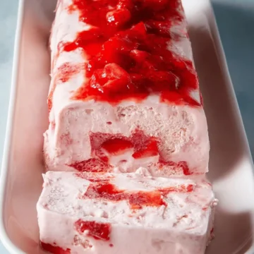 Strawberries & Cream Semifreddo