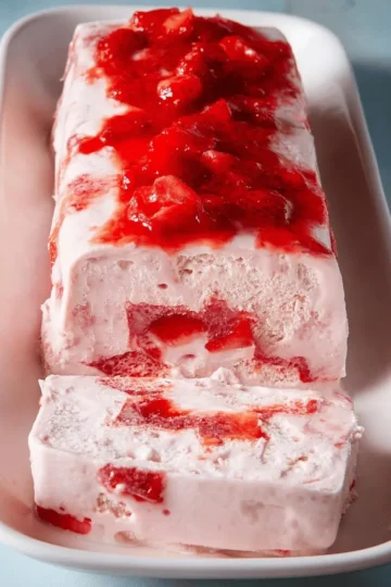 Strawberries & Cream Semifreddo