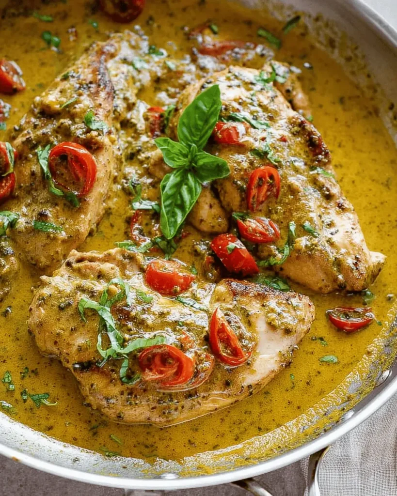 Creamy Pesto Chicken