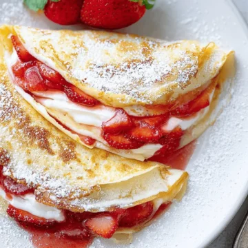 Strawberry Crepes