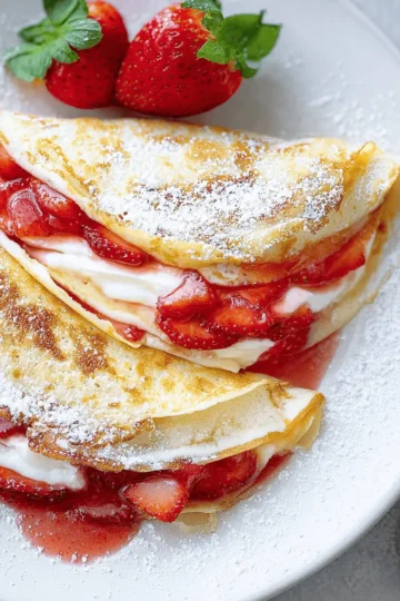 Strawberry Crepes