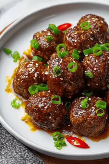 Asian Meatballs Crockpot Recipe