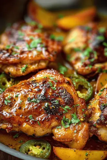 Jalapeno Peach Chicken