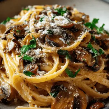 Caramelized Leek and Mushroom Gruyere Pasta