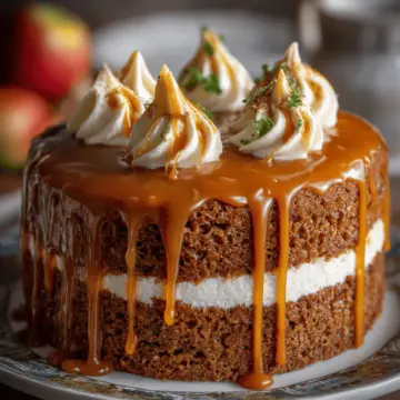 Caramel Apple Spice Cake