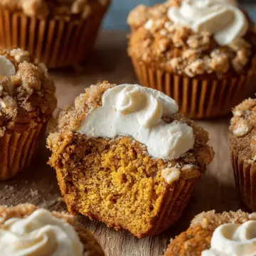 Gluten Free Pumpkin Cream Cheese Muffins