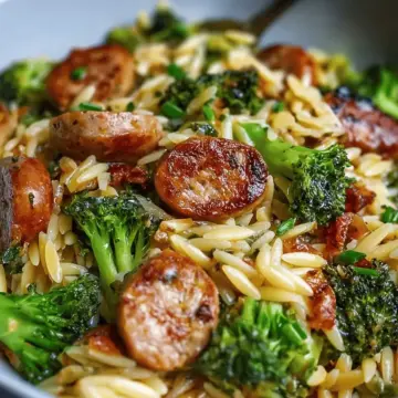 Chicken Sausage and Broccoli Orzo: A Delicious Recipe!