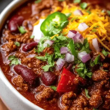Delicious Slow Cooker Chili Recipe