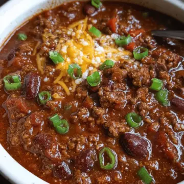Classic Slow Cooker Chili