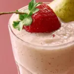 Asian Pear and Strawberry Smoothie