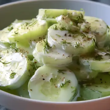 Mom's Cucumber Salad