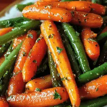 Honey Glazed Carrots & Green Beans