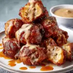 Banana Challah Fritters With Sweet Tahini Sauce