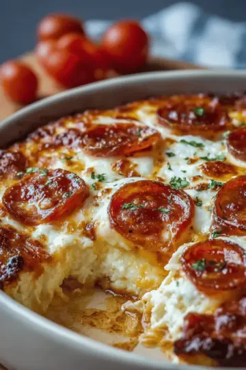 Pizza Style Cottage Cheese Bake – Easy Protein-Packed Dinner