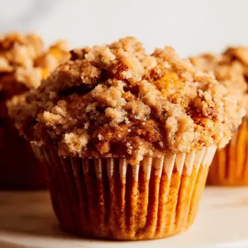 Small Batch Apple Pumpkin Streusel Muffins
