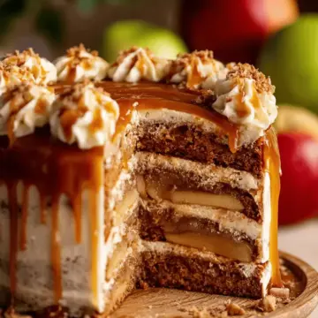 Caramel Apple Spice Cake
