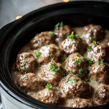 Crockpot Swedish Meatballs