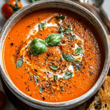 Creamy Cottage Cheese Tomato Soup
