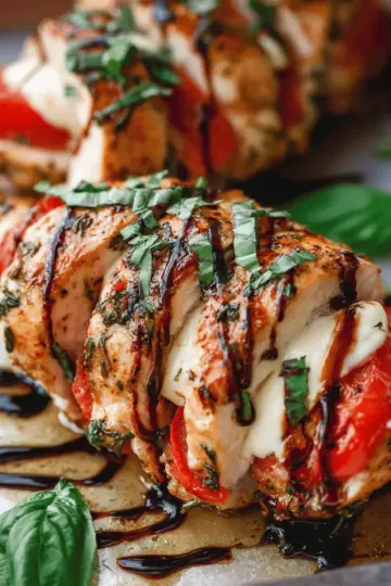 Caprese Stuffed Chicken