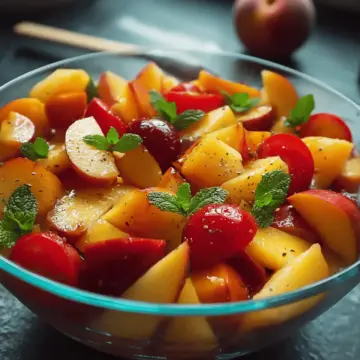 Summer Peach Fruit Salad: Refreshing Recipe for Hot Days