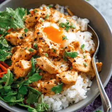 Coconut Chicken Rice Bowl