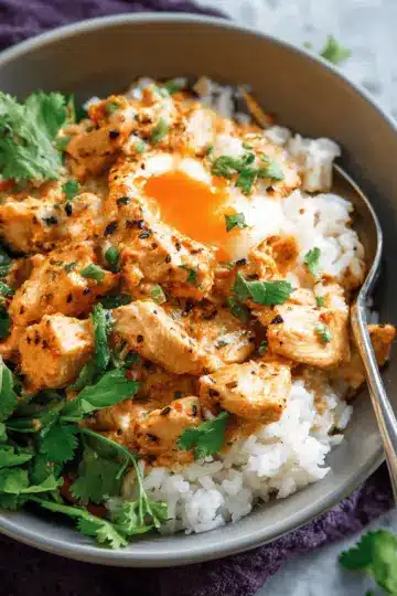 Coconut Chicken Rice Bowl