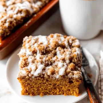 Pumpkin Coffee Cake with Crumb Topping