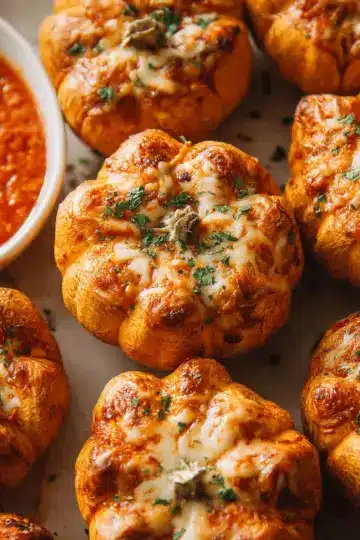 Pizza-Stuffed Pumpkins