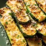Roasted Zucchini with Parmesan