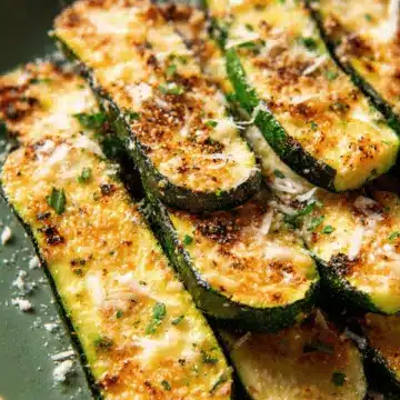 Roasted Zucchini with Parmesan