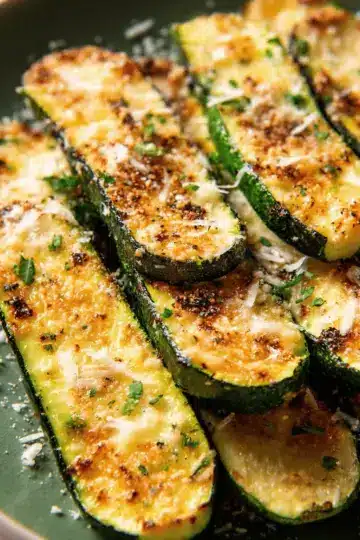 Roasted Zucchini with Parmesan