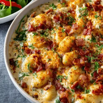 Creamy Crack Chicken Gnocchi