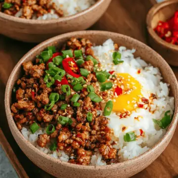Ground Turkey Rice Bowls