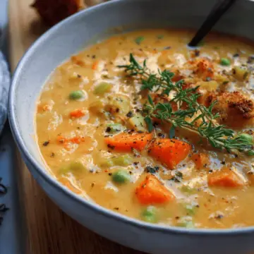 One-Pot Creamy Vegetable Soup