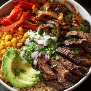 Steak Fajita Power Bowls