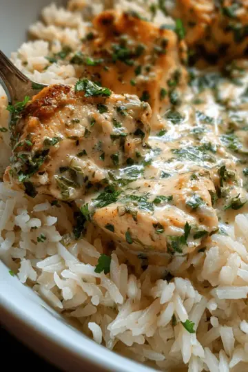 Creamy Herb Chicken & Basmati Rice