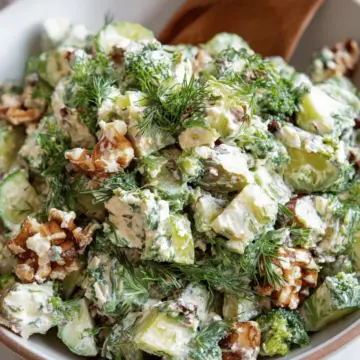 Chopped Creamy Dill Pickle Salad