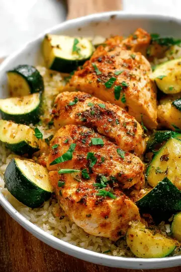 Easy Baked Chicken and Zucchini Recipe