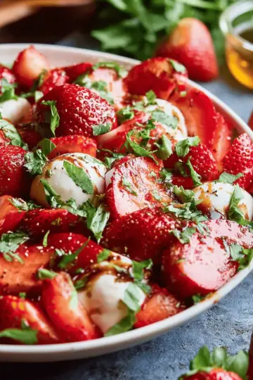 Strawberry Caprese Salad