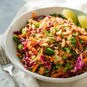 Crunchy Thai Peanut & Quinoa Salad