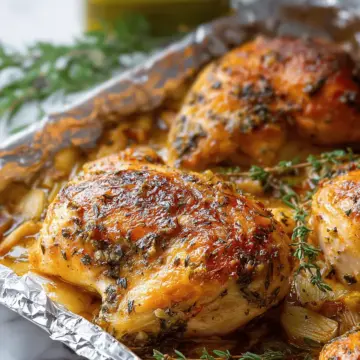 Easy, Oven-Roasted French Garlic Chicken