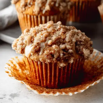 Pumpkin Cinnamon Streusel Muffins