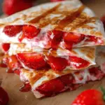 Strawberry Cheesecake Quesadillas