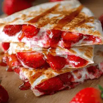 Strawberry Cheesecake Quesadillas