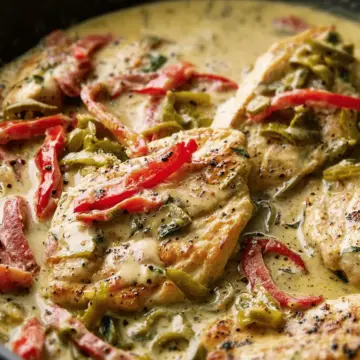 One-Pan Creamy Pepperoncini Chicken