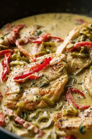 One-Pan Creamy Pepperoncini Chicken
