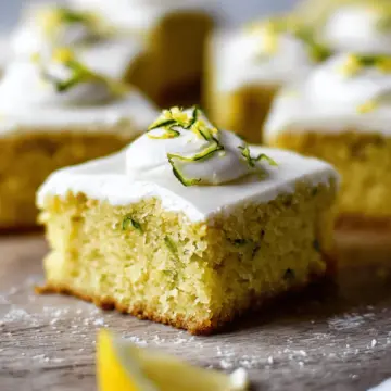Lemon Zucchini Bars