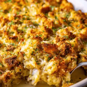 Chicken and Stuffing Casserole