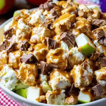 Snickers Caramel Apple Salad