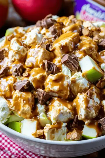 Snickers Caramel Apple Salad